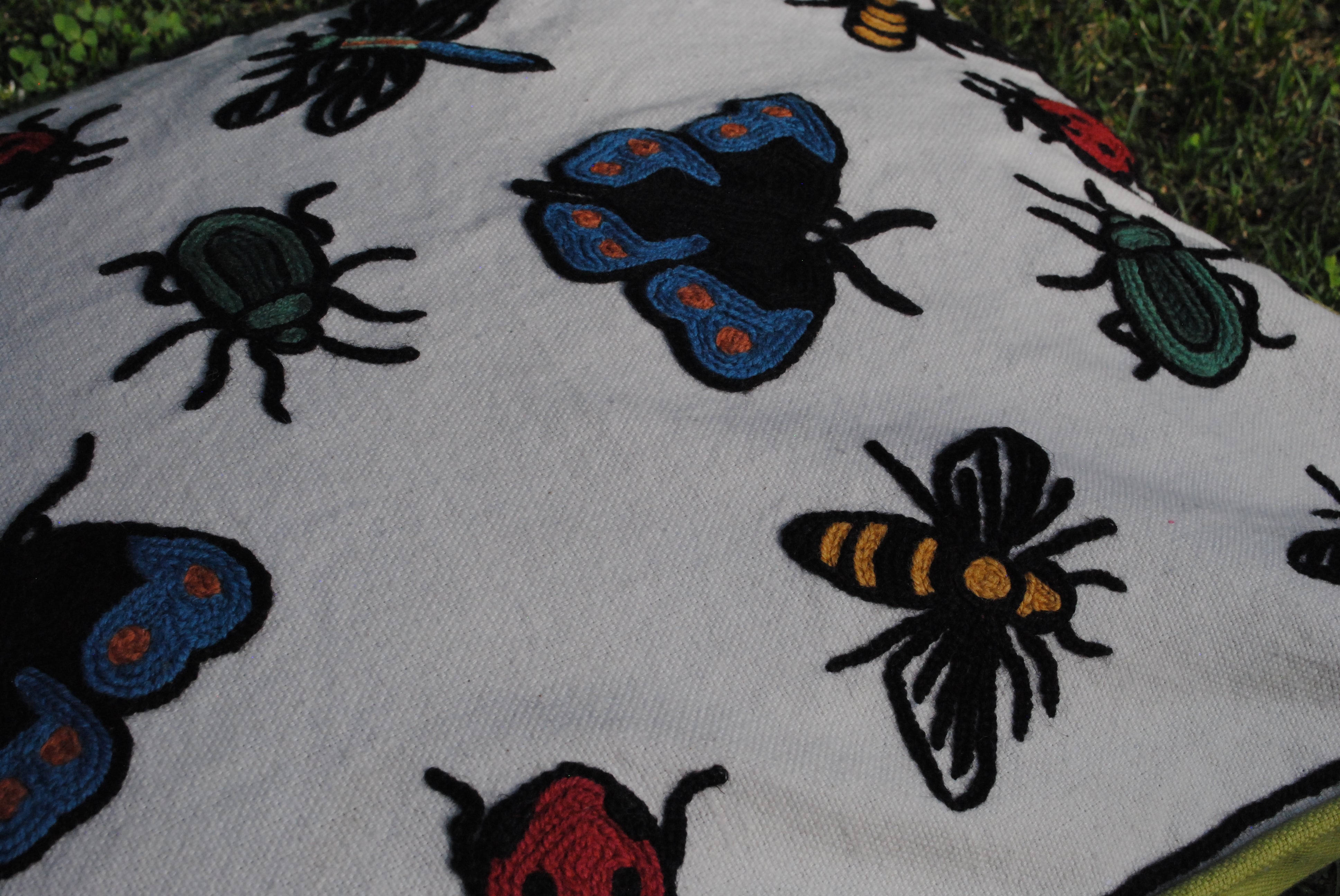 Kyem Hand Embroidered Cushion Cover