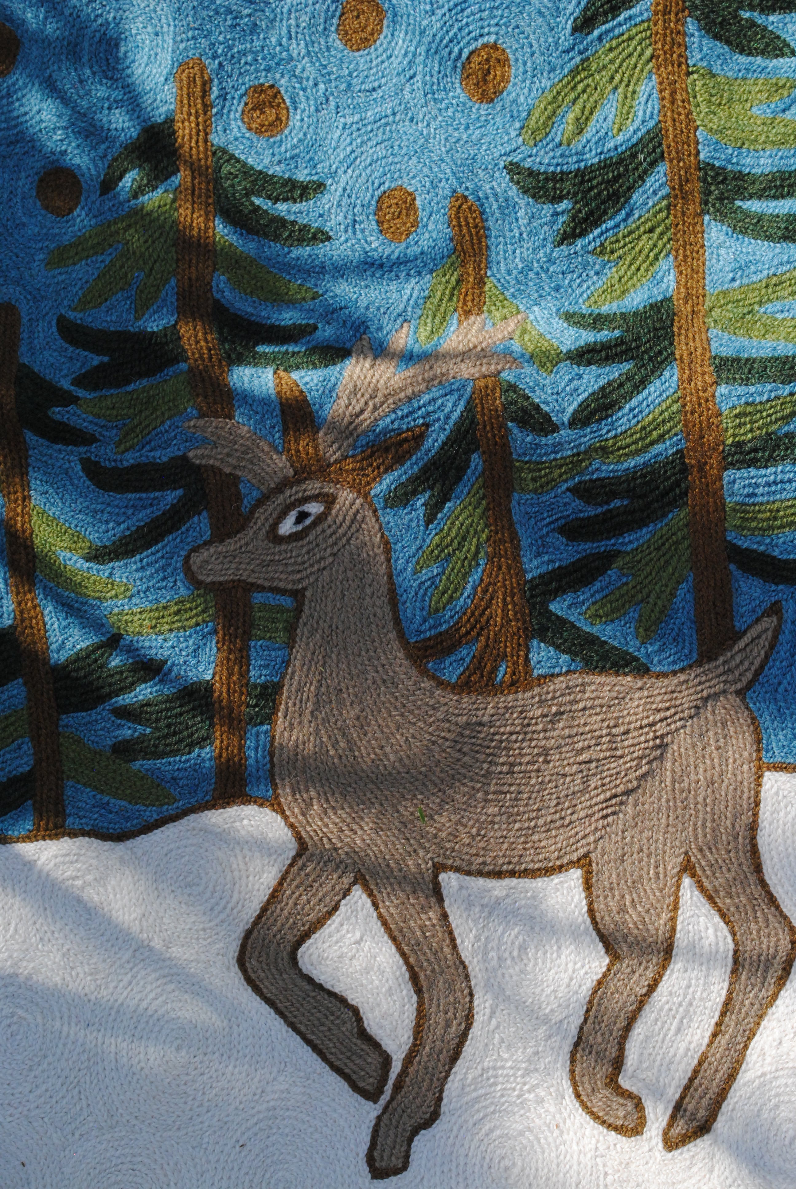 Hangul Hand Embroidered Cushion Cover