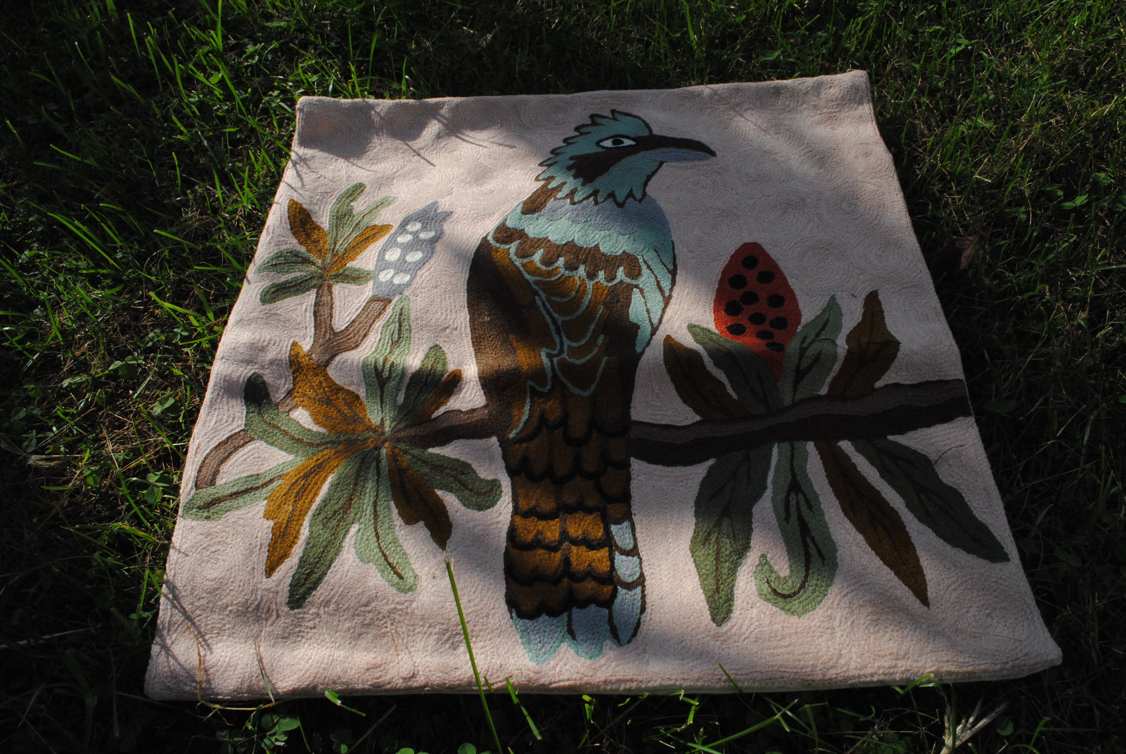 Satut Hand Embroidered Cushion Cover
