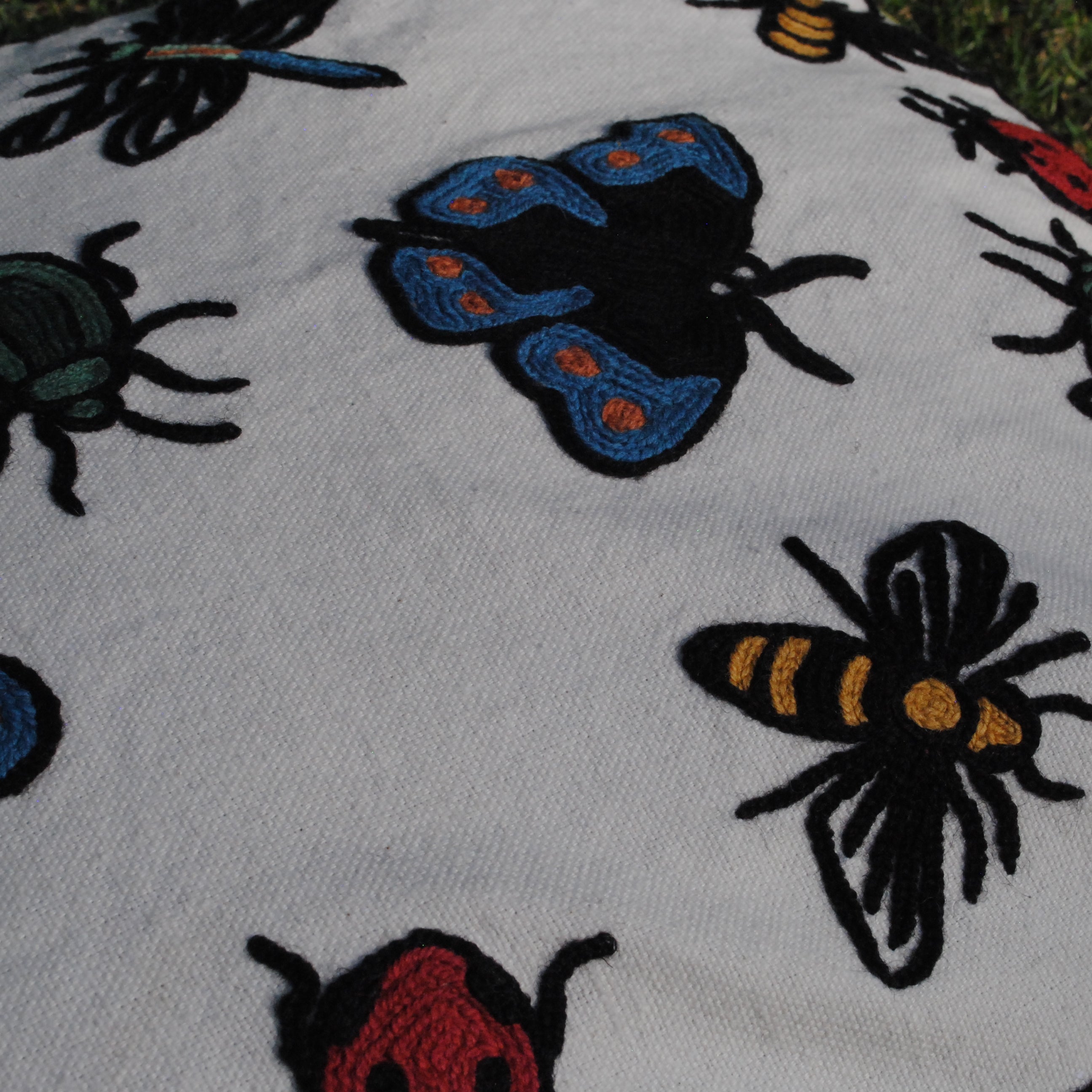 Kyem Hand Embroidered Cushion Cover