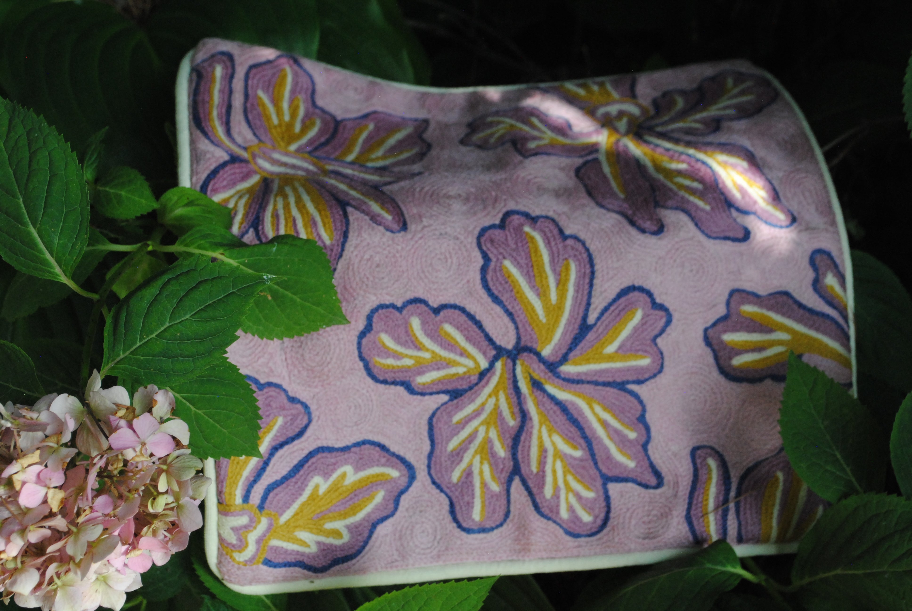 Mazaar Posh Hand Embroidered Cushion Cover