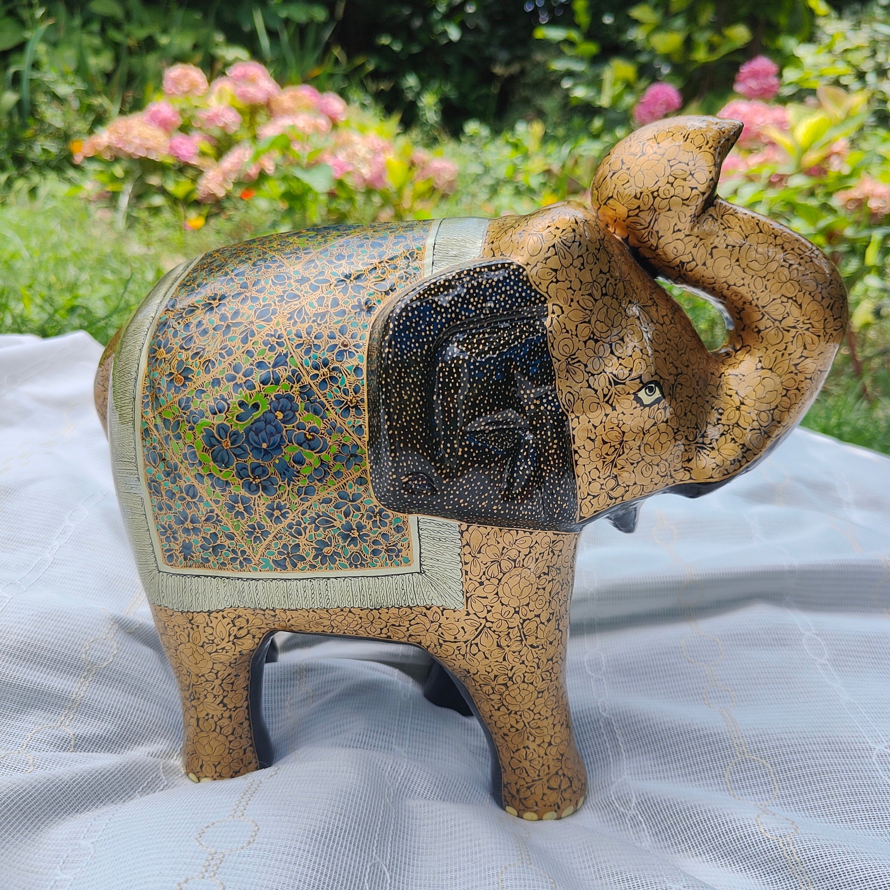 Sonth x Fayaz Ahmad Jan - Master Piece Decorative  Golden Elephant
