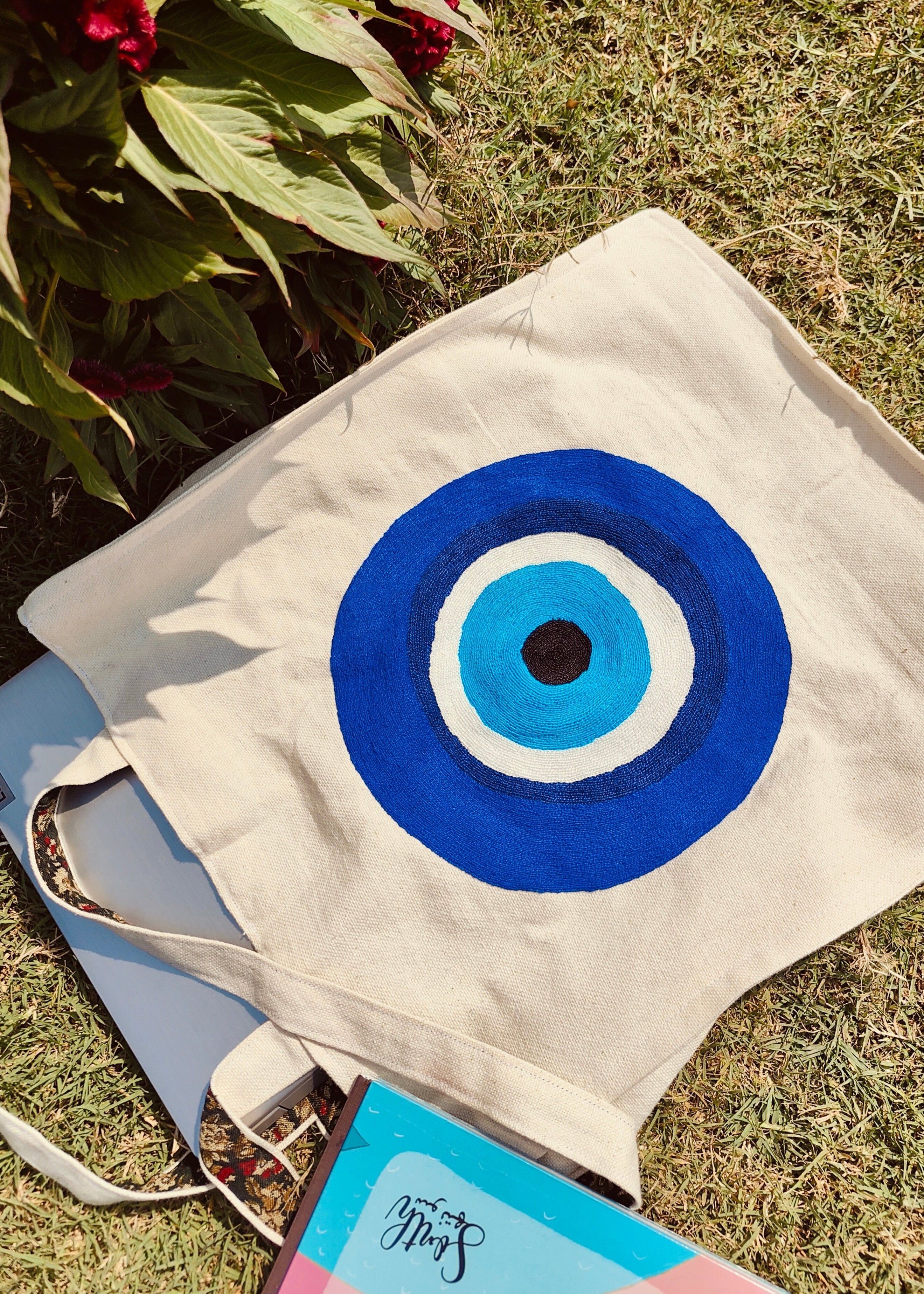 Hand-embroidered Evil-Eye -Bag