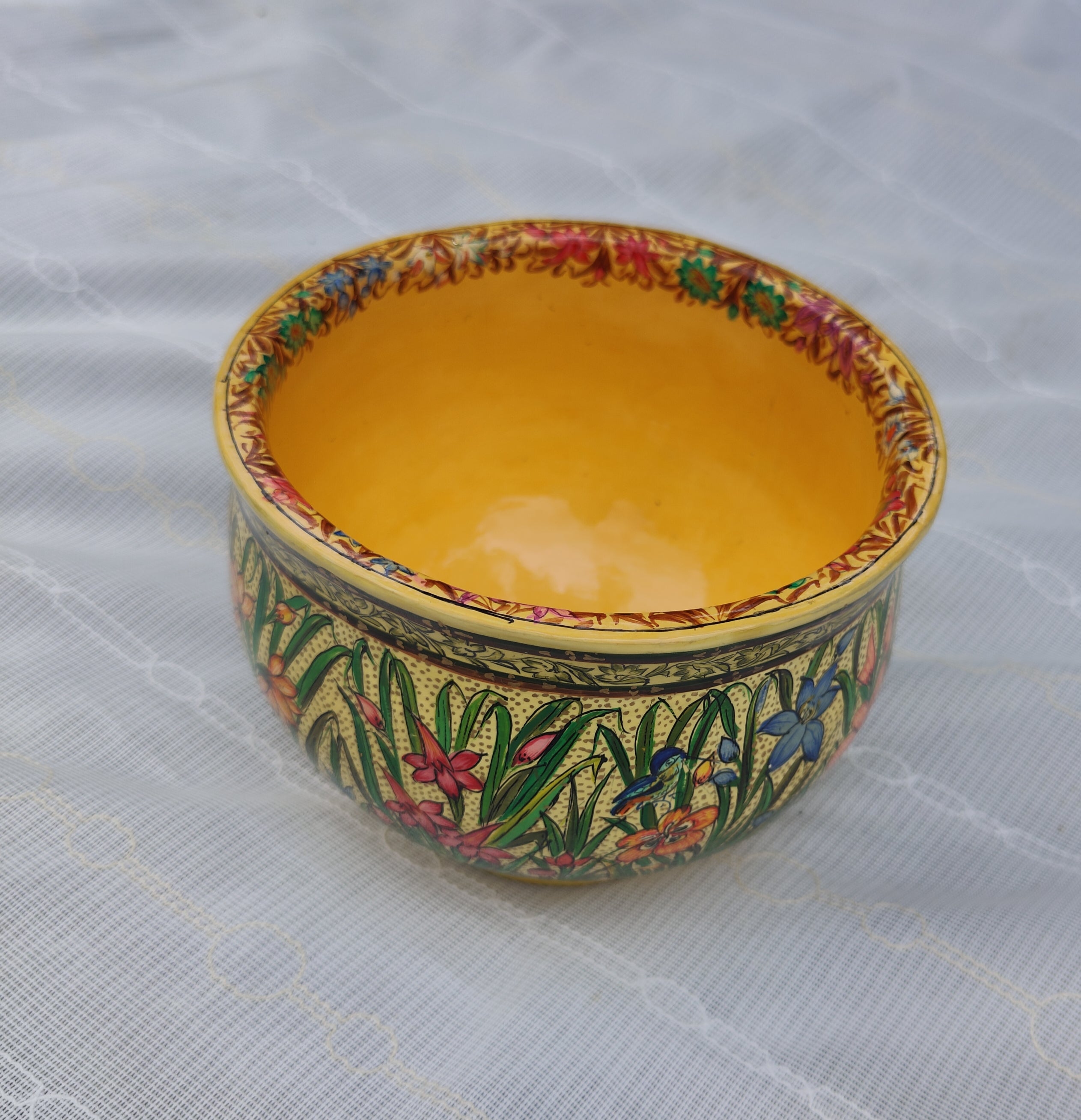 Sonth x Fayaz Ahmad Jan - Yellow Floral Bowl