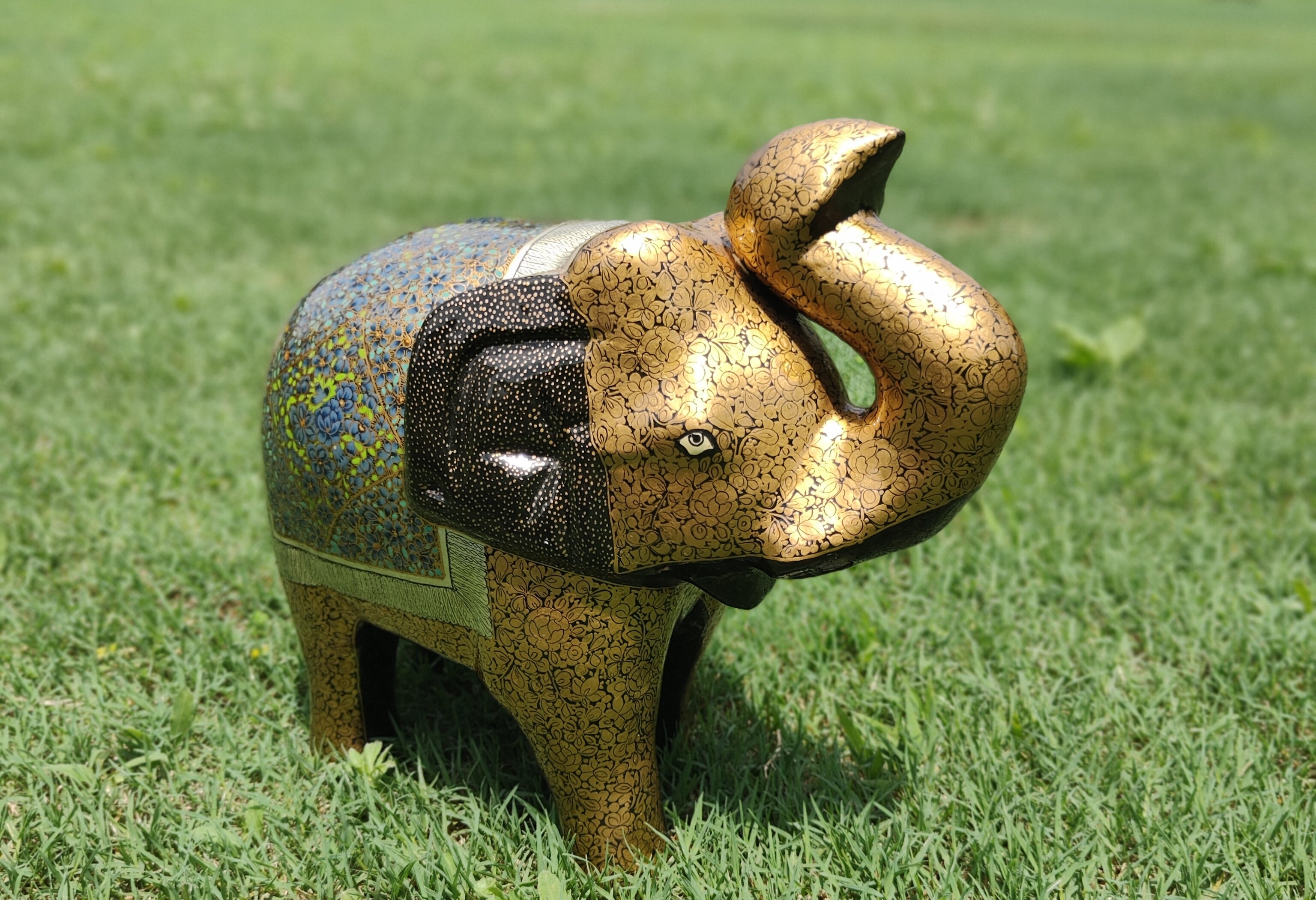 Sonth x Fayaz Ahmad Jan - Master Piece Decorative  Golden Elephant