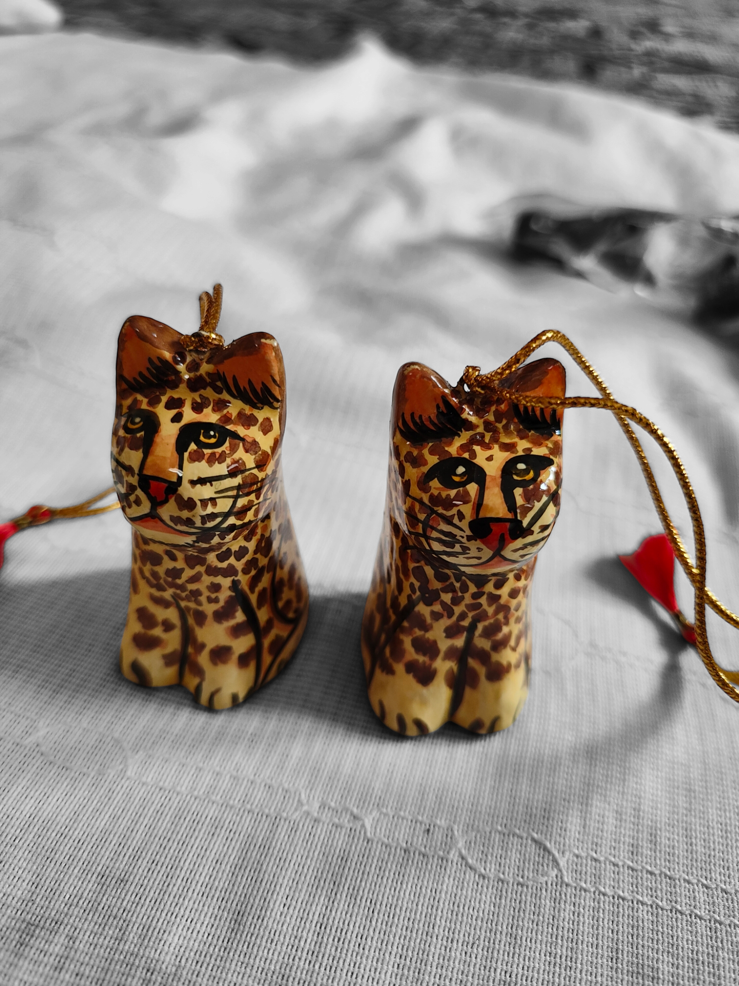 Exquisite Small Animal Leopard-Ornament